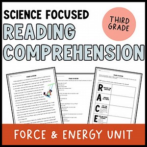 Force and Energy | Science Unit | 3rd Grade Reading Comprehension