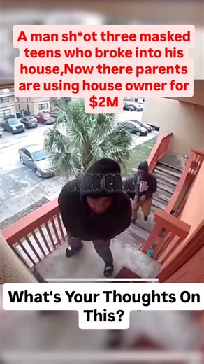 Dark Case on Instagram: "In This 83 second of video, the footage explains a real-life incident involving a homeowner who shoots three masked teenagers during an alleged home invasion. The video begins with surveillance-style visuals showing the masked teens approaching the house, then cuts to police lights, officers at the scene, and news-style clips describing the aftermath. As the video progresses, it focuses on the legal and moral debate surrounding the incident, especially after the teenager