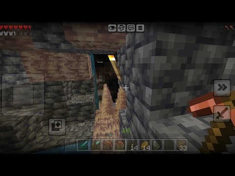 MINECRAFT SURVIVAL GAMEPLAY IN ANDROID MOBILE