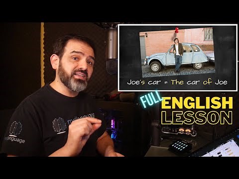 The Genitive Case (Full English Lesson): Apostrophe S for possession.