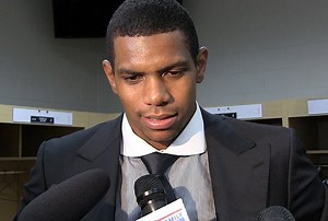 Terrelle Pryor Locker Room Interview at Broncos