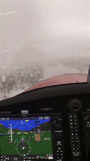 Scary snow landing in Daher Kodiak.Alaska. Microsoft Flight Simulator 2024