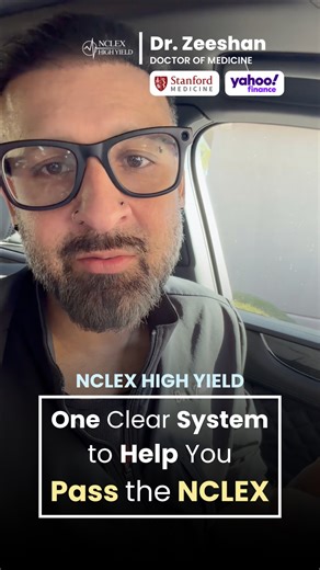 One Clear System to Help You Pass the NCLEX Stop bouncing between 10 different NCLEX resources. Get one clear, high-yield plan taught live by Dr. Zeeshan and real nurses. Ask questions, get real answers, and finally understand how to break down NCLEX questions on your own. Whether it’s your first try or your next try, this is the focused, no-fluff prep that’s helped thousands get to a pass. #nclexhighyield #nursingschool #nursingstudent #futurenurse #NCLEX | NCLEX High Yield