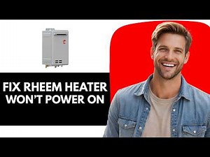 How To Fix Rheem Tankless Water Heater Will Not Power On