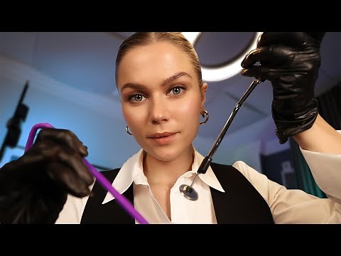 ASMR Relaxing Dental Examination & Teeth Implant. Dentist RP