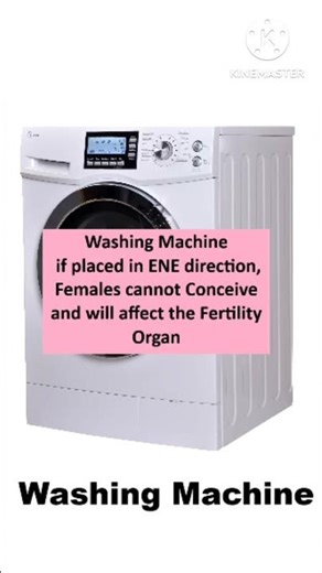 Washing Machine can lead to Infertility problems. #vastu #vastutips