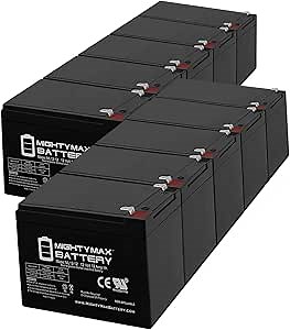Mighty Max Battery 12V 12AH Battery Replaces Peg Perego IAKB0501 Ride On Toy - 10 Pack