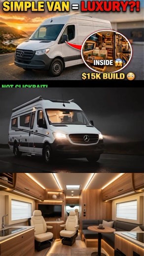 Inside This Normal Van… Is a Luxury Apartment 🤔#shorts