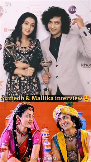 Sumedh and Mallika interview😍❤️ | #shorts #mallikasingh #sumedhmudgalkar #viral #trending #love