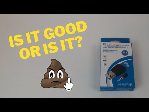 P4 Bluetooth Adaptor/Dongle Review - For The PS4 - Is It Good Or Is It Crap?