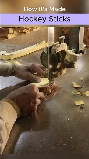How Hockey Sticks Are Made in Factory | Full Manufacturing Process | Professional skills #shorts