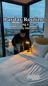 Payday routine for a monthly income of $6.5k per month using the monthly expenses tracker. Disclaimer: This is not financial advice and is for educational purposes only. #expenses #income #budgeting #excel #wealthbymichael | Wealth By Michael