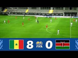 Senegal vs Kenya [8-0] | International Friendly 2025 | Match Highlights!