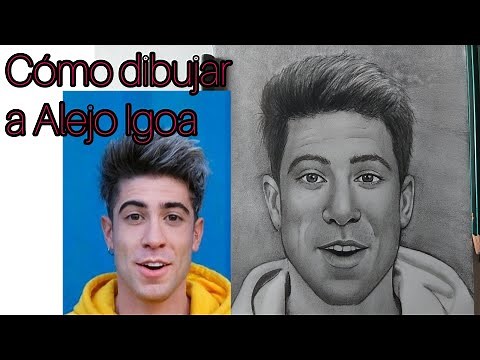 cómo dibujar a alejo Igoa paso a paso