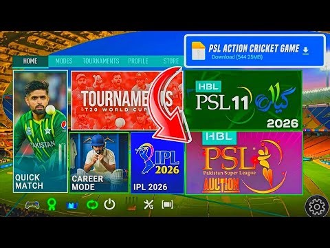 Top 3 Best PSL Action Cricket Games For Android 😱 | New PSL Cricket Games