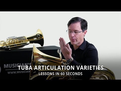 Lessons In 60 Seconds | Play With Different Articulation Varieties on the Tuba