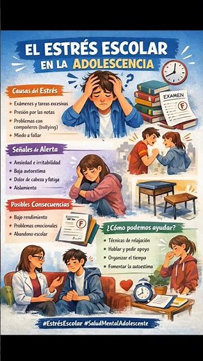 Presión académica y salud mental adolescente