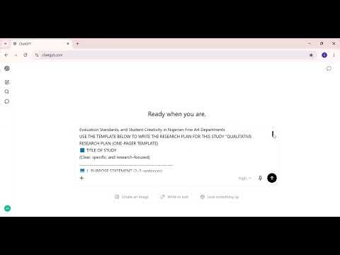 USING AI TO WRITE YOUR RESEARCH PLAN AND PROPOSAL