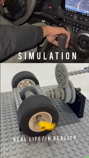 Manual Transmission: Simulation vs Reality #shorts
