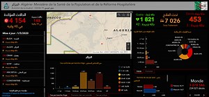 CARTE. Coronavirus en Algérie : la contamination s'étend à toutes les wilayas