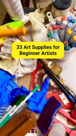 33 Art Supplies for Beginner Artists