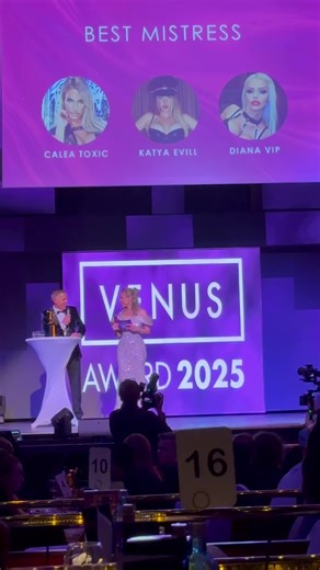 Agradecimiento por el Premio Internacional Venus