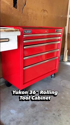 Yukon 36” x 18”, 5-Drawer Rolling Tool Cabinet | Harbor Freight
