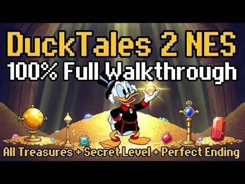 DuckTales 2 NES Full Playthrough – 100% Completion, Secret Stage & Best Ending