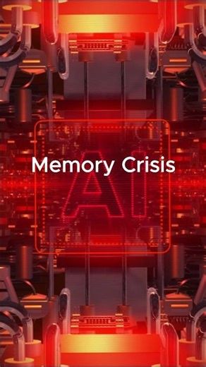 AI Servers Facing Massive Memory Shortage! Problems of AI | facts | technology #shorts