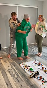 the blindfolded walk of doom 😂 | Kristen Hanby