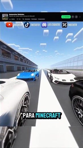 💎🔥 ¡EL MOD de AUTOS MÁS LUJOSO de Minecraft! #minecraft