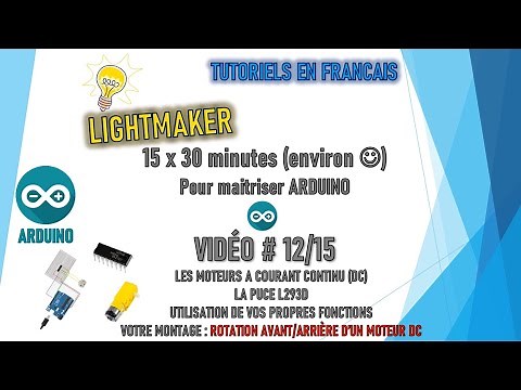 [12/15 ] [Tutorial ARDUINO DEBUTANTS] - MOTOR DC - PUCE L293D