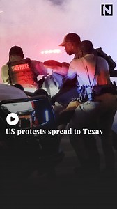 11K views · 221 reactions | Protests against President Donald Trump’s crackdown on immigrants have spread to Texas, with demonstrations taking place in Austin and Dallas. | The National | Facebook