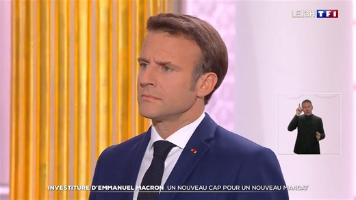 Il a promis d'être un président nouveau pour un mandat nouveau. Voici ce qu'il faut retenir de la cérémonie d'investiture d'Emmanuel Macron 👇 | TF1 INFO