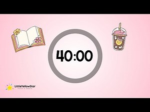 Cute Boba Timer For Kids - 40 Minutes Countdown Timer For Kids With Music | Lofi Classroom Timer