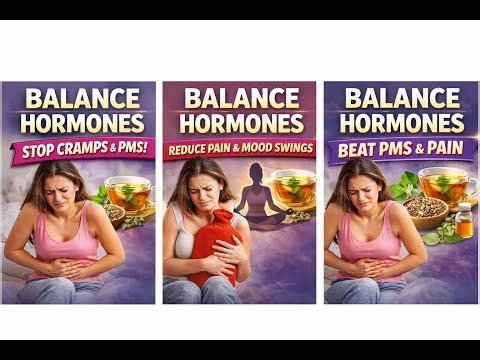How to Balance Female Hormones Naturally During Periods (Reduce PMS & Pain)