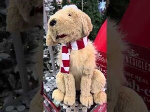 28-Inch Life-Size Animated Golden Retriever (Gemmy) at At Home