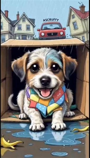 Scruffy’s Silent Wish 🐶❤️ | Heartwarming Cartoon Story#Scruffy #PoorDog #CartoonStory