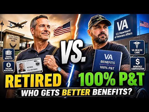 Military Retiree vs. 100% P&T Veteran: Who Gets Better Benefits?