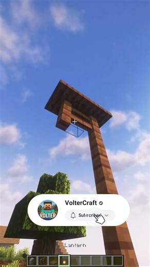 Minecraft Basic Street Light!