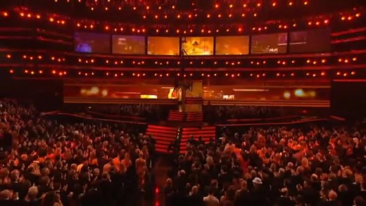 P!nk performing Glitter In The Air at the 2010 Grammy's video uploaded by Too School For Cool Leah Sharp