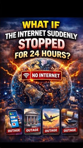 What If the Internet Suddenly Stopped for 24 Hours? 🌍