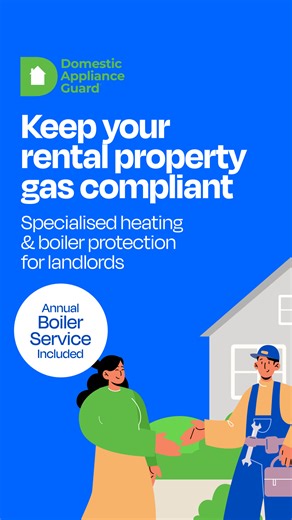 Landlord cover plans to ensure your rental properties are always compliant and protected. | Domestic Appliance Guard
