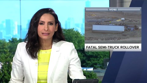 Driver killed in semi-truck rollover crash on SB Tri-State Tollway