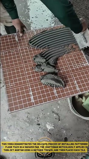 Coating Tiles Using a Notched Trowel - Good Tools and Machinery in Daily Work