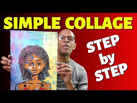 How to Create a Stunning Stylized Collage Portrait | Step-by-Step Art Tutorial
