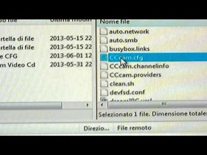 installazione chiave in cccam