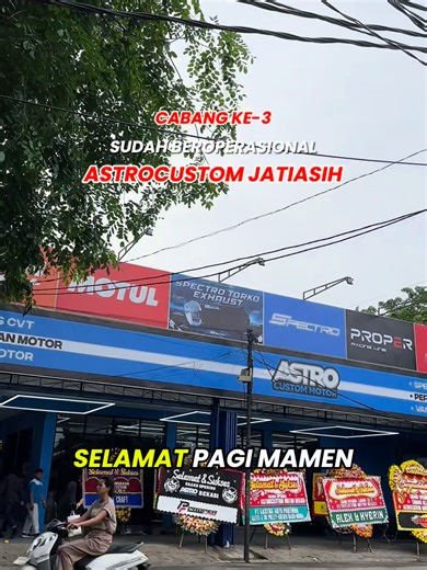 Astro Custom bekasii sudah resmi dibuka mamen mamen!!! Yukk saatnya dateng sekarang mumpung masih banyak promonya!! Jangan sampe salah lagi pilih oli mamen mamen! Ganti oli itu penting yaa! Check aksesoris Viral & Upgrade Motor Mau pasang di bengkel @astrocustom.motor ? langsung gaskeun men! ( Jam operasional ) Cimanggis Depok : 09.00 - 18.00 Margonda Depok : 09.00 - 18.00 Jatiasih Bekasi : 09.00 - 18.00 Our maps : Cabang 1 ( Astrocustom Motor Cimanggis Depok ) Cabang 2 ( Astrocustom Motor Margo