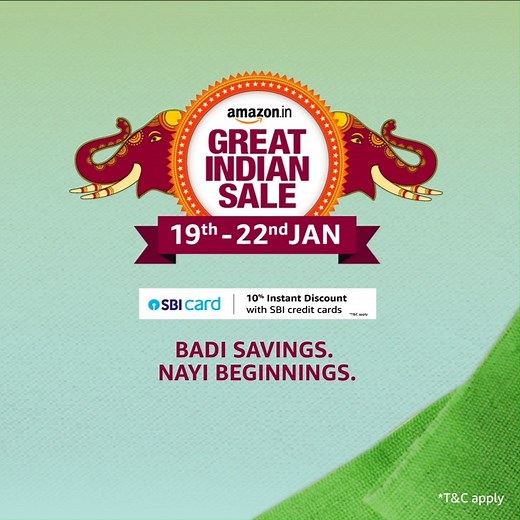 New phone gift karne ka aaya time. Get the best offers at the #AmazonGreatIndianSale Know more at https://amzn.to/2QKnWJd | Amazon India