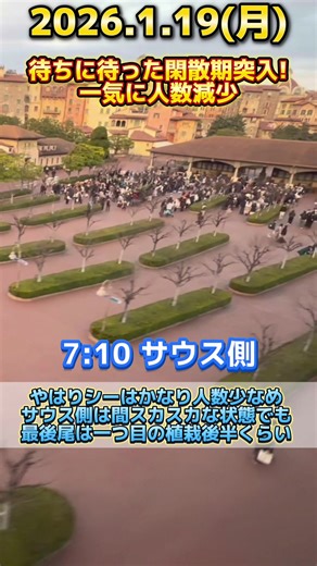 ディズニーシーの混雑状況と最新情報